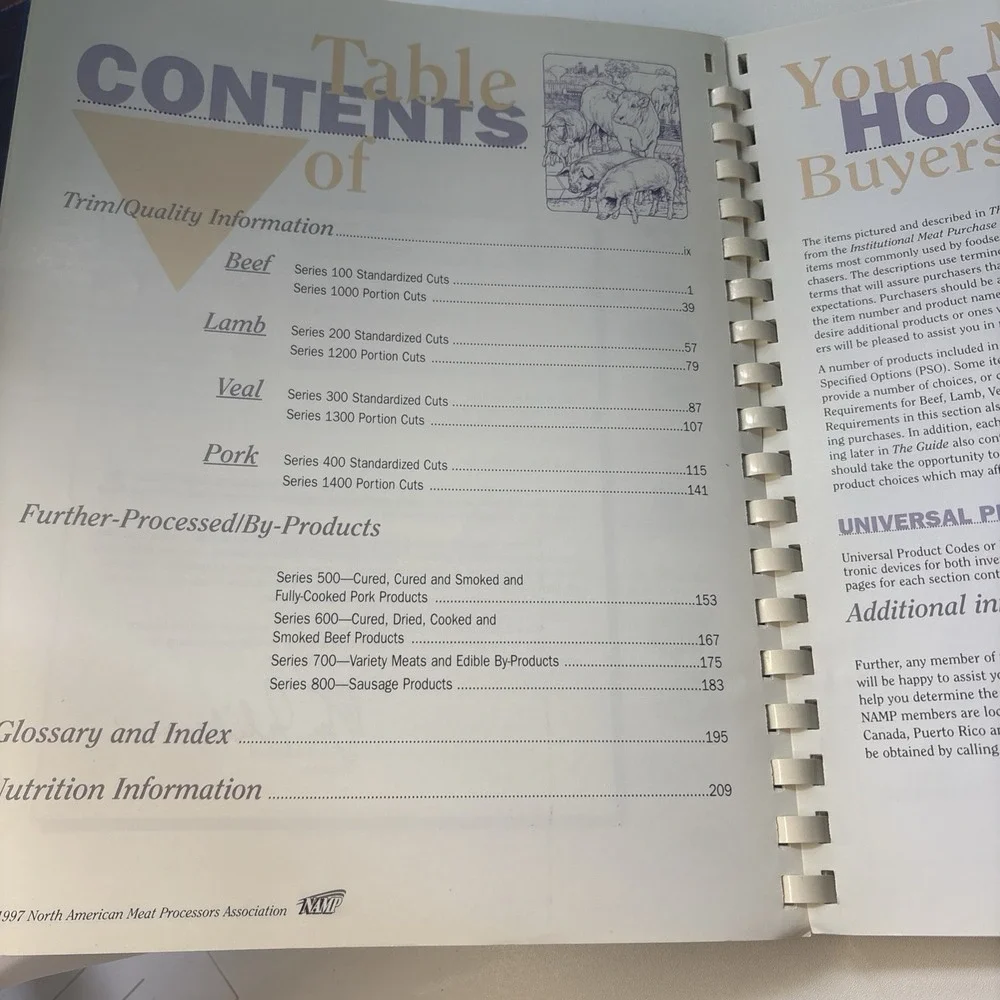 The Meat Buyers Guide NAMP Great Reference For Butchers